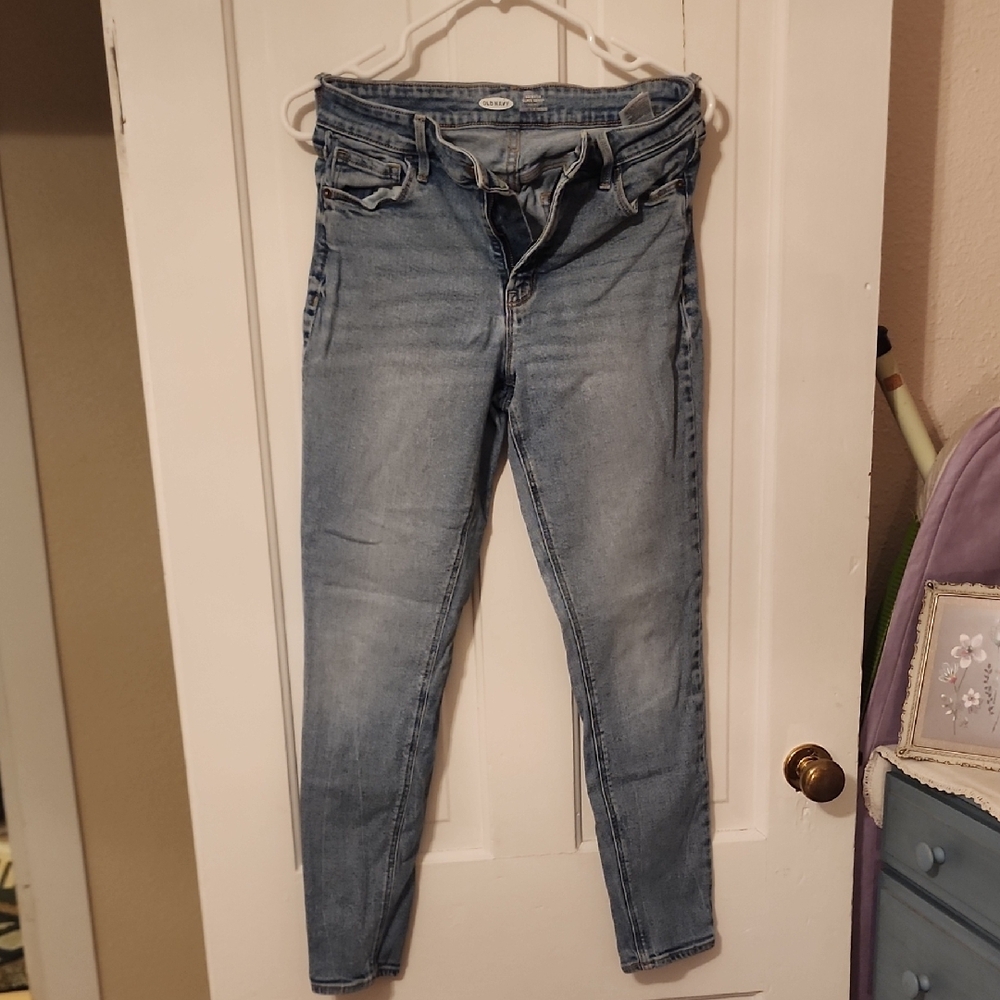 Old Navy Rockstar Super Skinny High Rise Jeans - Stonewashed - Size 6